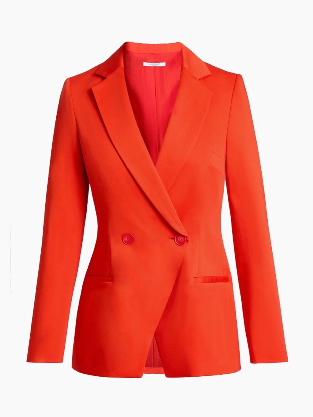 Santorelli  Rowan Stretch-Cotton Double-Breasted Blazer